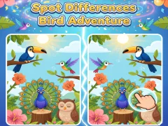 Igra Spot the Differences avantura s pticama online