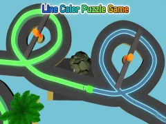 Igra Puzzle igra Color the line online