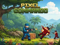 Igra Pixel Commando online