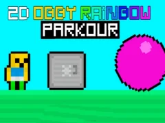 Igra Obby Rainbow Parkour 2D online
