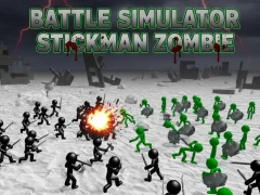 Igra Zombie Stickman simulator bitke online