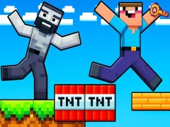 Igra Noob: Parkour trikovi online Igra Noob: Parkour trikovi online