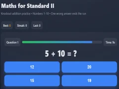 Igra Matematika za Standard II online