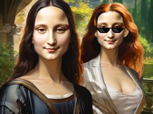 Igra Mona Lisa: Modni eksperimenti online