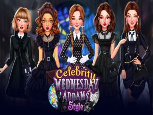 Igra Slavne osobe u stilu wenses Addams online