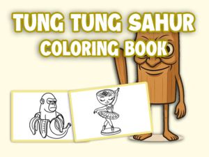 Igra Tung Tung Sahur: Boja za bojanje online