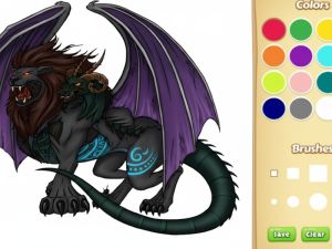 Igra Bojanje knjige: Himmer Dragon online
