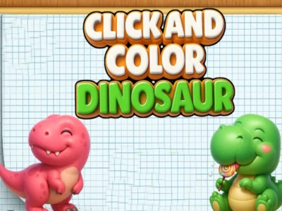Igra Kliknite i obojite dinosaure online