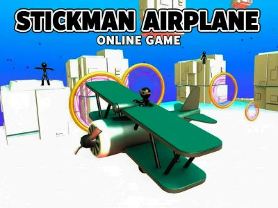 Igra Stickmanov avion online