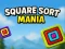 Igra Mania sortiranja kvadrata online
