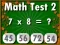 Igra Test iz Matematike 2 online