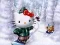 Igra Božićna puzzle Hello Kitty online