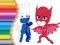 Igra Knjižica za bojanje PJ Masks online