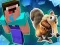 Igra Noob Parkour: Snježno Doba online