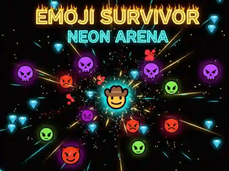 Igra Emoji Survival — Neon Arena online