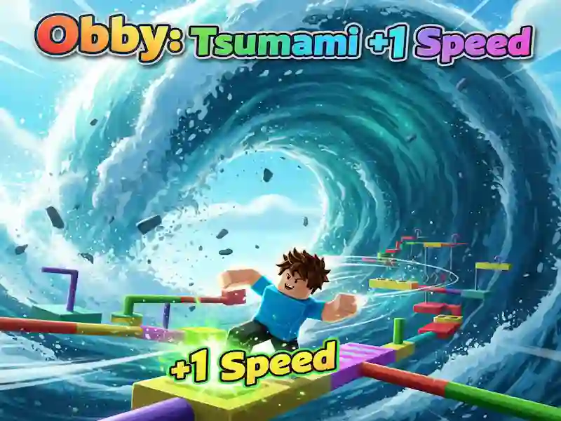 Igra Obby: Tsunami +1 brzina online