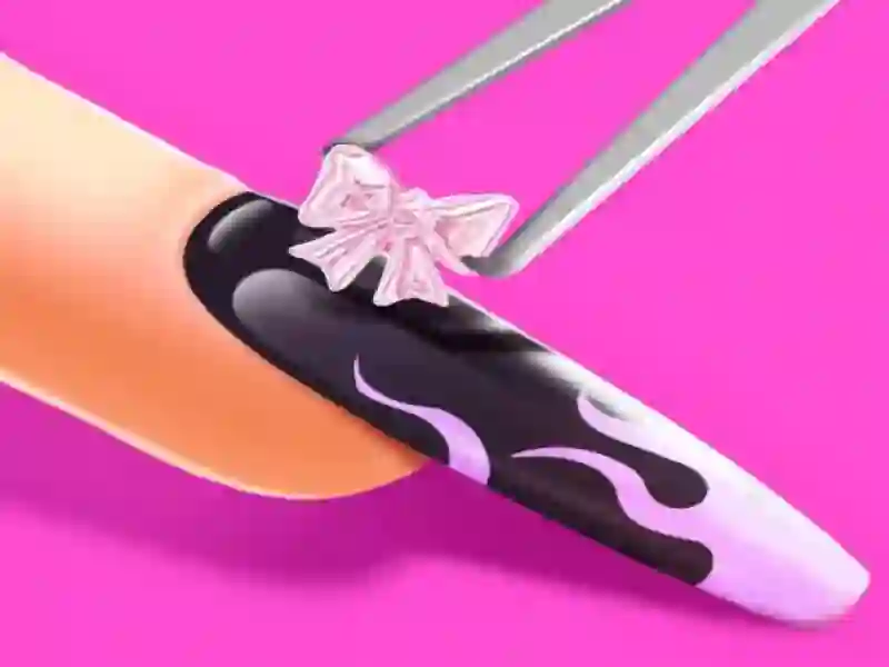 Igra 3D akrilna manikura: Umjetnički nokti online