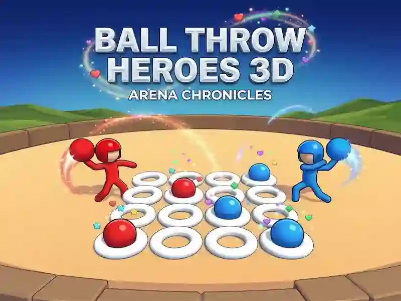 Igra Heroji bacaju loptu 3D online