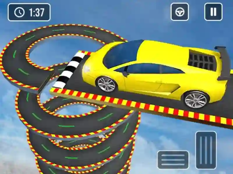 Igra Igre s mega automobilskim kaskadama i rampama online