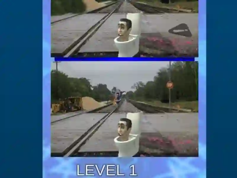 Igra Skibidi WC: Pet razlika 2 online