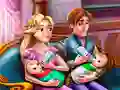 Igra Obiteljski dan blizanki Rapunzel online