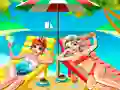 Igra Elsin i Annin Selfie na Plaži online Igra Elsin i Annin Selfie na Plaži online