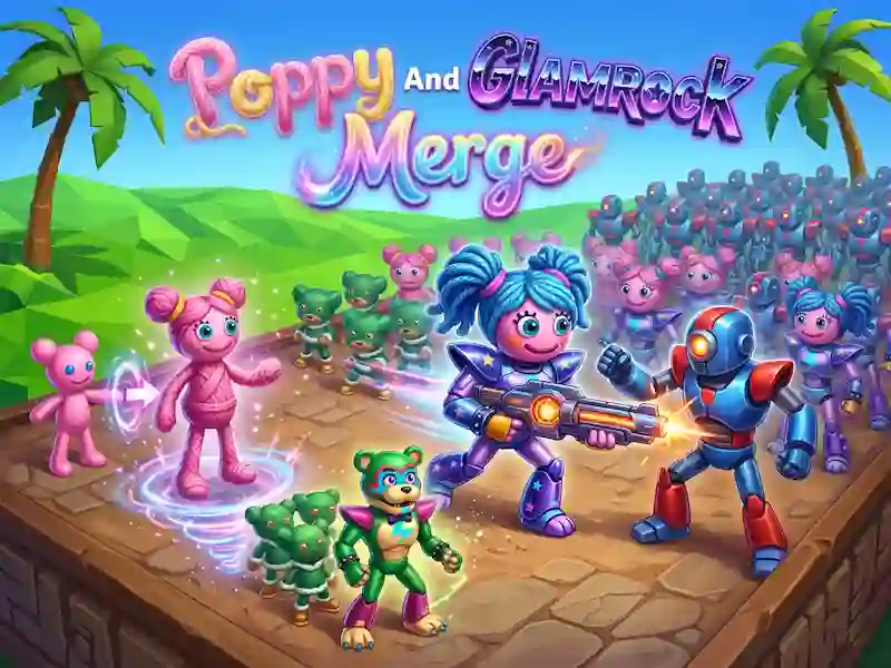 Igra Poppy And Glamrock Merge online