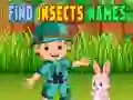 Igra Pronađi imena insekata online