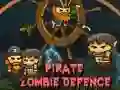 Igra Obrana od piratskih zombija online