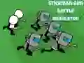 Igra Stickman Simulacija Bitke s Oružjem online