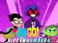 Igra Teen Titans Go! Sakriveni Brojevi online