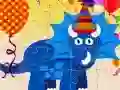 Igra Dino Party Puzzle online Igra Dino Party Puzzle online