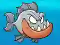 Igra Slatki Piranha Puzzle online Igra Slatki Piranha Puzzle online