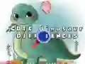 Igra Slatke Razlike Dinosaurova online Igra Slatke Razlike Dinosaurova online