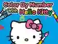 Igra Oboji Po Brojevima s Hello Kitty online Igra Oboji Po Brojevima s Hello Kitty online