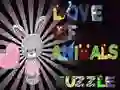Igra Ljubav prema životinjama Puzzle online