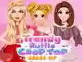 Igra Modra Haljina s Ruffles i Kratkim Topom online Igra Modra Haljina s Ruffles i Kratkim Topom online