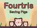Igra Fourtris: Spašavanje svinja online Igra Fourtris: Spašavanje svinja online