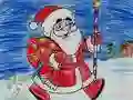 Igra Bojanje Djeda Božićnjaka online