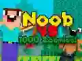 Igra Noob protiv 1000 zombija online