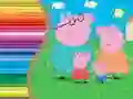 Igra Knjiga za bojanje Peppa Pig online Igra Knjiga za bojanje Peppa Pig online