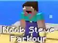 Igra Parkour Noob Steve online Igra Parkour Noob Steve online