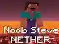 Igra Noob Steve Nether online Igra Noob Steve Nether online