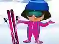 Igra Dora: Oblačenje za Skijanje online Igra Dora: Oblačenje za Skijanje online