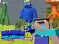 Igra Rainbow Noob Preživjeli 3D online