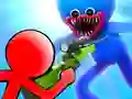 Igra Stickman protiv Huggy Wuggy online Igra Stickman protiv Huggy Wuggy online