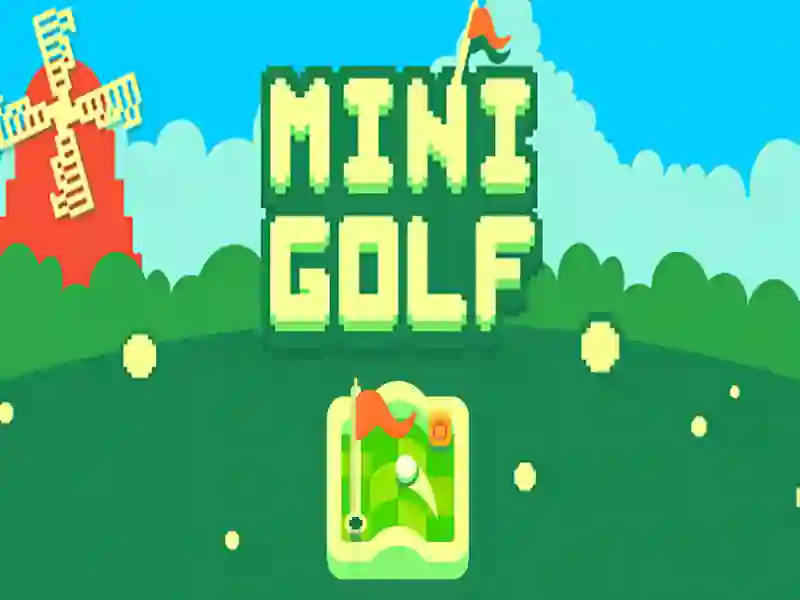 Igra Pixel mini-golf online