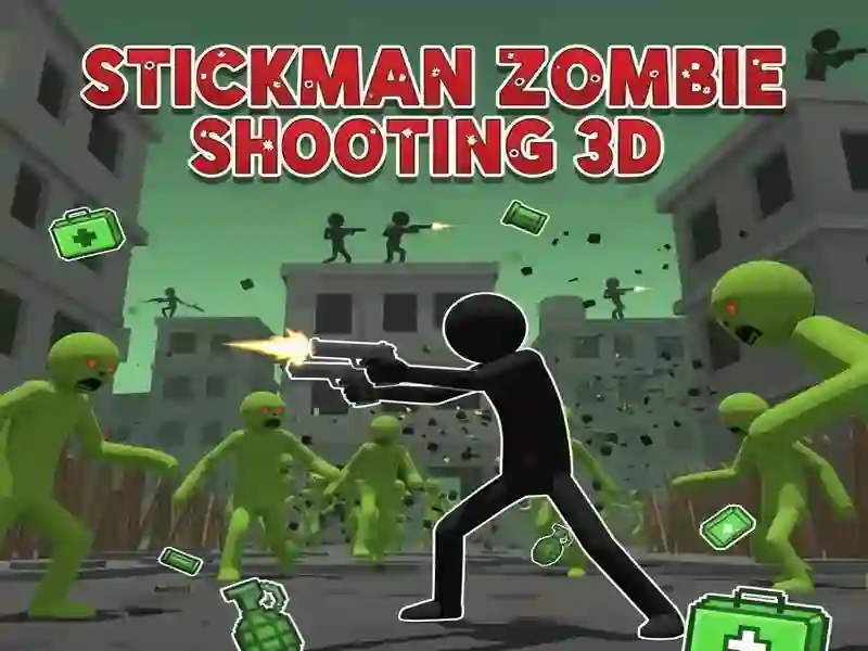 Igra Stickman: Zombie Shooting 3D online