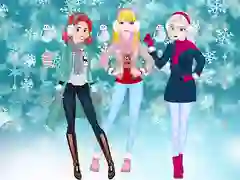 Igra Princeze Zimska Zabava online Igra Princeze Zimska Zabava online