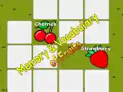 Igra Pamćenje i vokabular voća online